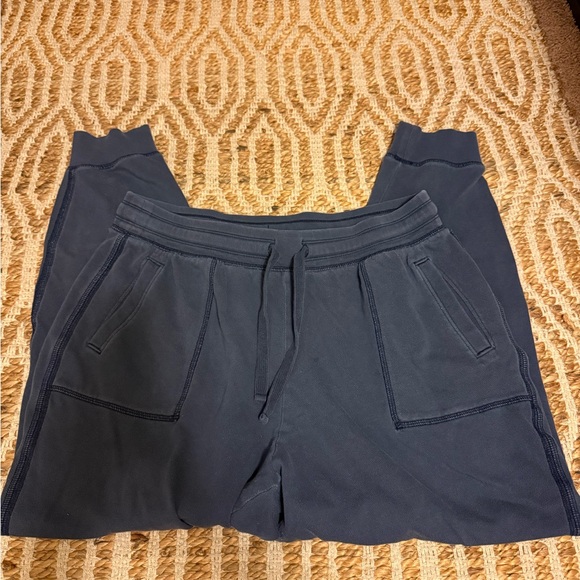 Old Navy Blue Joggers with Elastic Waistband - Picture 2 of 4